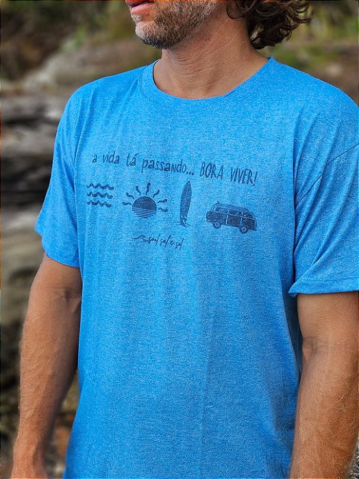 Camiseta Masculina Bora Viver