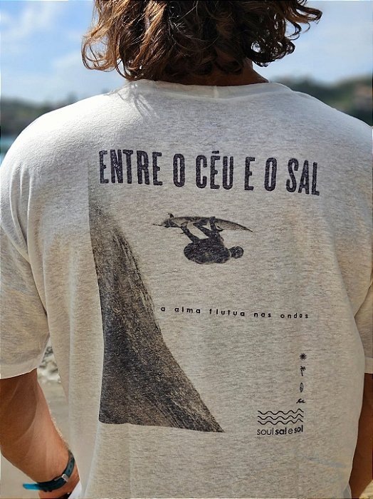 Camiseta Masculina Entre o Céu e o Sal