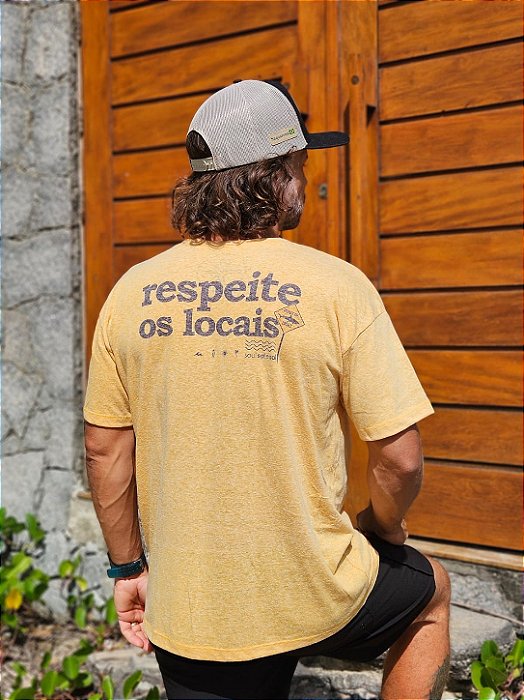 Camiseta Masculina Respeite os Locais