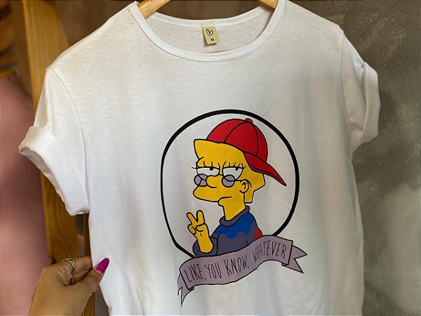 T-shirt max LISA SIMPSON WHATEVER