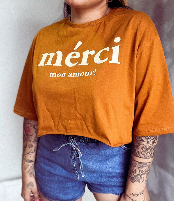 Cropped Maxi MERCI MON AMOUR!