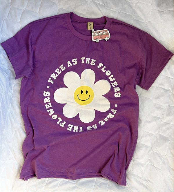 T-shirt free as the flowers