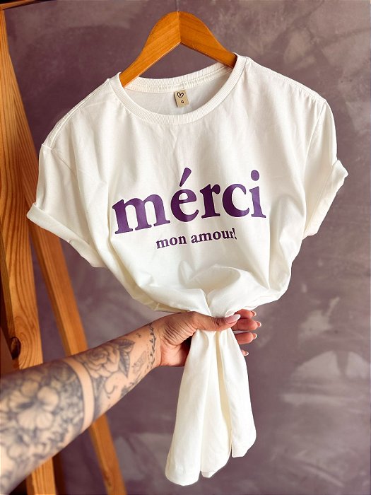 T-shirt MERCI mon amour