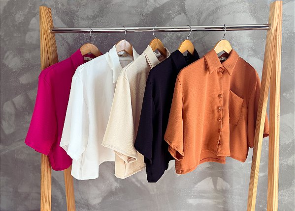 Cropped camisa colors