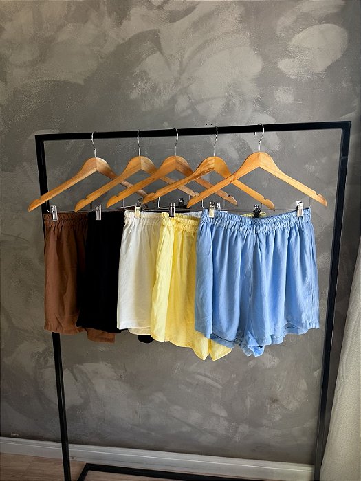 SHORT ELÁSTICO LINHO ZOE