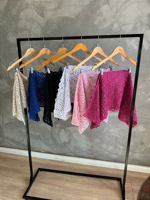 Blusa Capa Croche Colors