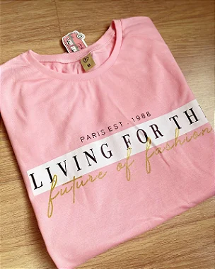 T-shirt LIVING IS FUTURE