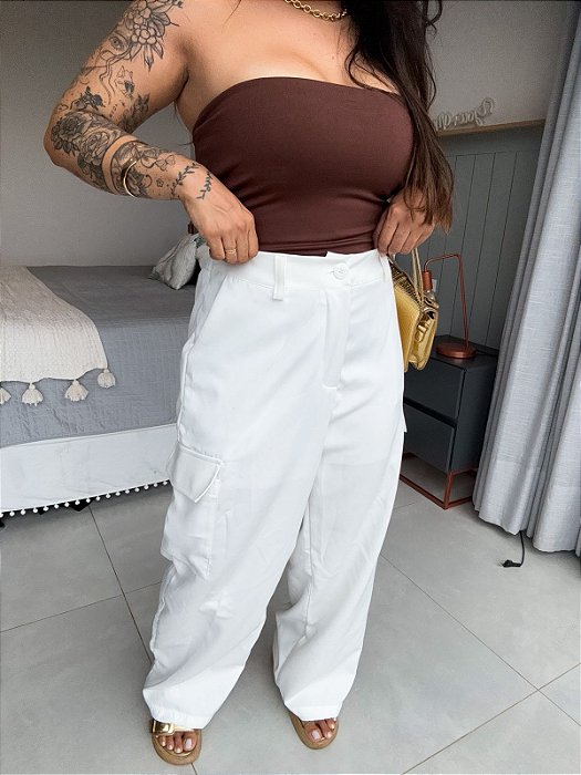 CALÇA CARGO ALFAIATARIA