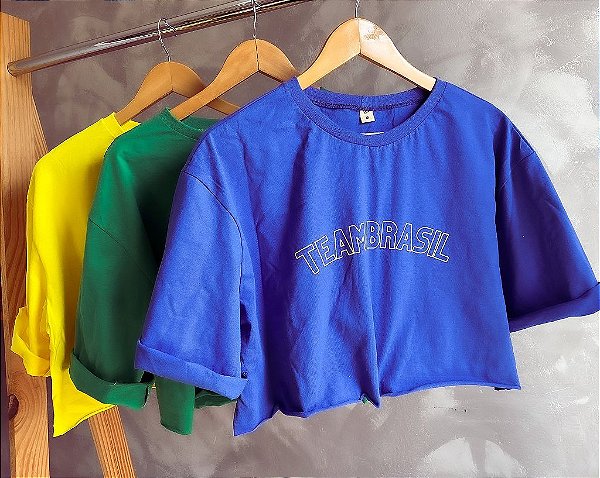 CROPPED MAX TEAM BRASIL