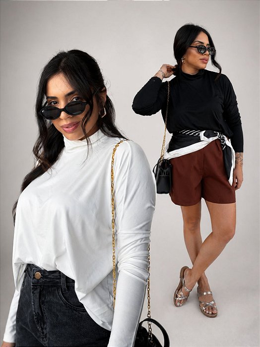 BLUSA GOLA ALTA ELISE