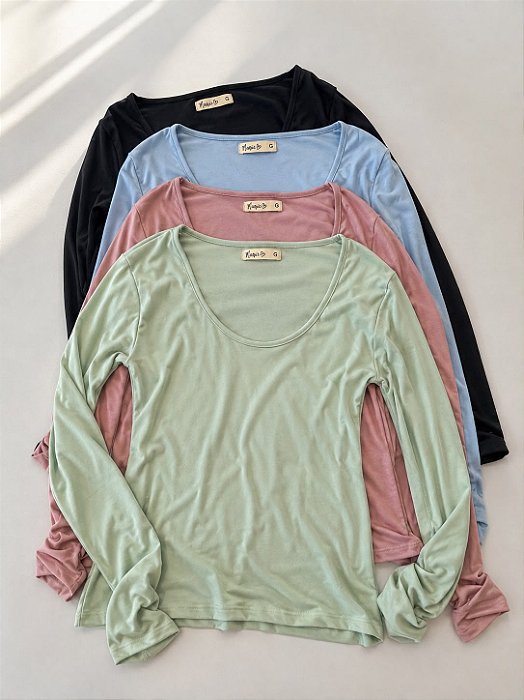 BLUSA MANGA LONGA BASIC