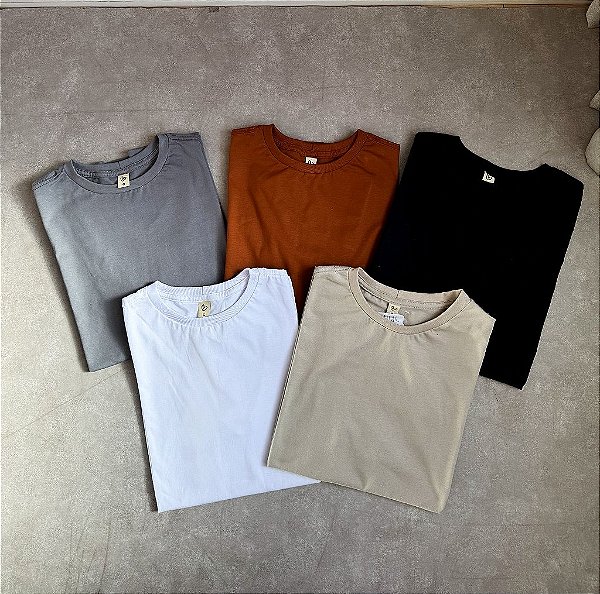 T-SHIRT GOLA O BASIC PREMIUM