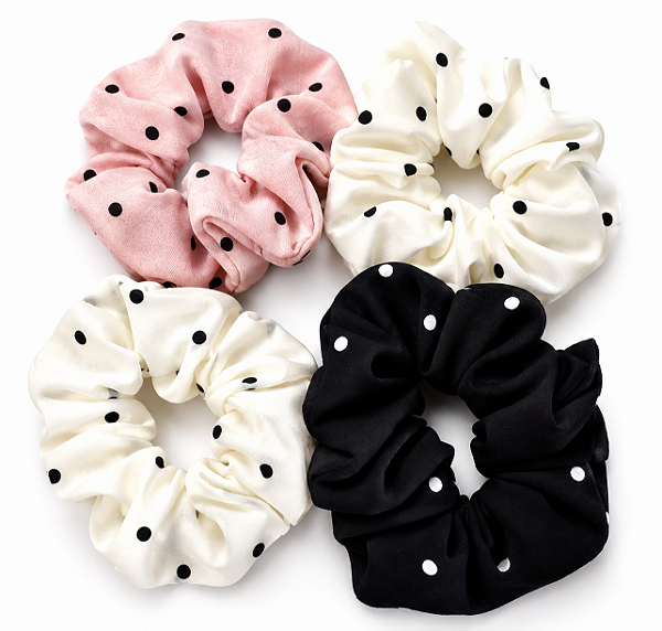 SCRUNCHIE DE TECIDO BOLINHAS