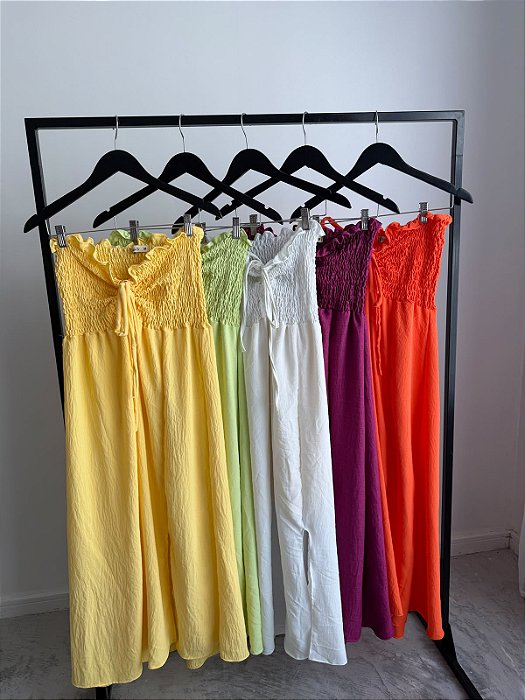 VESTIDO MIDI TOMARA QUE CAIA SUMMER
