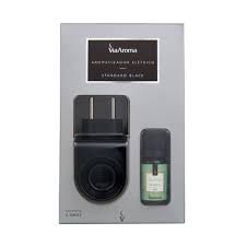 AROMATIZADOR PLASTICO BLACK STANDARD COM ESSENCIA BAMBOO VIA AROMA
