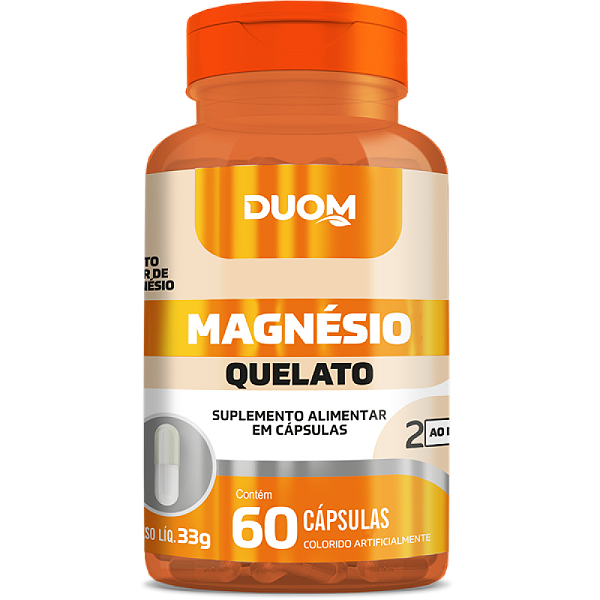 MAGNESIO QUELATO 60 CAPSULAS 550MG DUOM