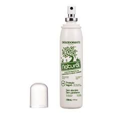 DESODORANTE SPRAY ORGANICO CAMOMILA E ERVA CIDREIRA 120ML SUAVETEX