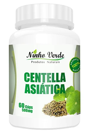 CENTELLA ASIATICA 60 CAPSULAS 500MG NINHO VERDE