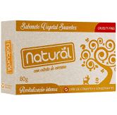 SABONETE VEGETAL SUAVETEX COM CURCUMA 80G ORGANICO NATURAL