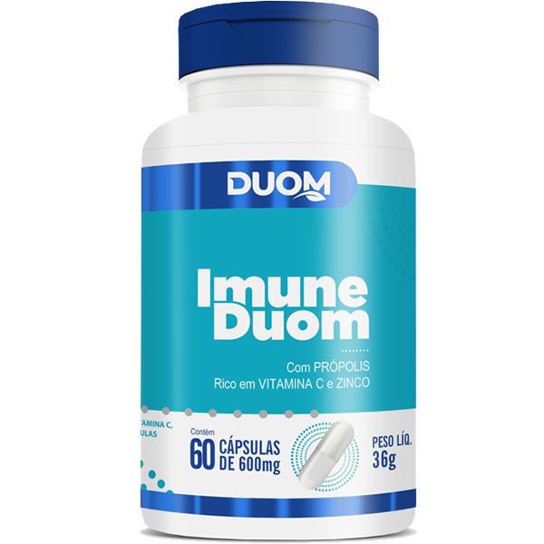 IMUNE DUOM PROPOLIS VITAMINA C ZINCO 60 CAPSULAS 400MG DUOM