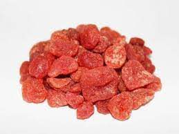 MORANGO GLACEADO A GRANEL 100G