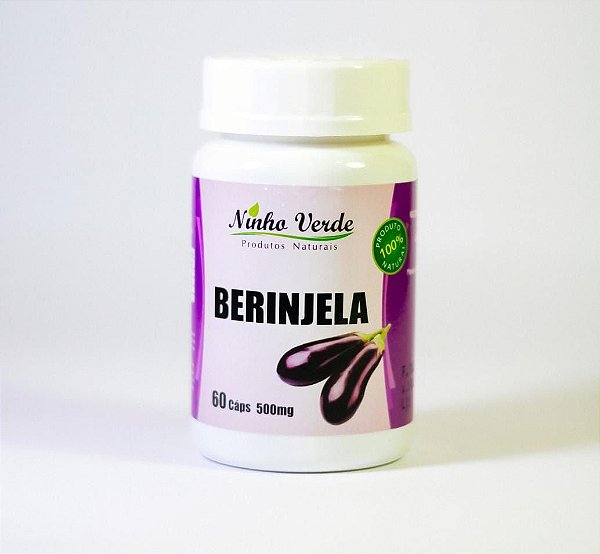 BERINJELA 60 CAPSULAS 500MG NINHO VERDE