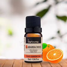 OLEO ESSENCIAL PURO DE LARANJA DOCE 10ML VIA AROMA