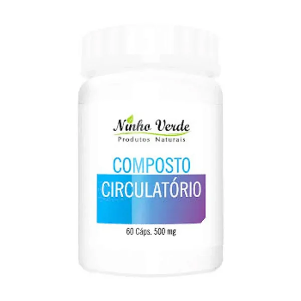 COMPOSTO CIRCULATORIO 60 CAPSULAS 500MG NINHO VERDE