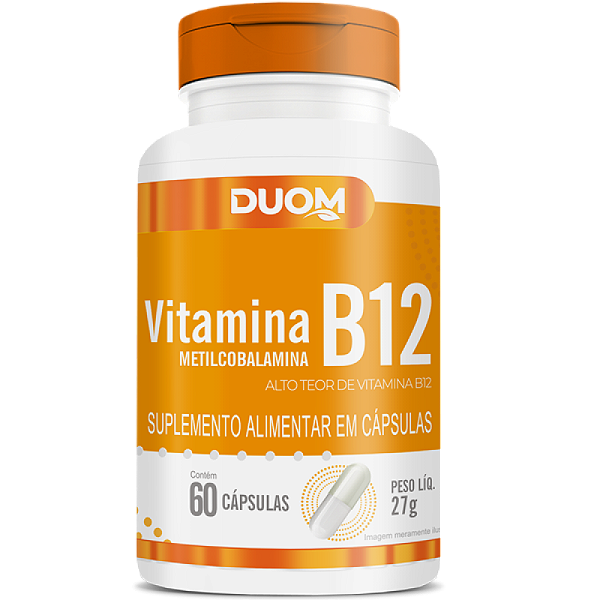 VITAMINA B12 METILCOBALAMINA 60 CAPSULAS 450MG DUOM