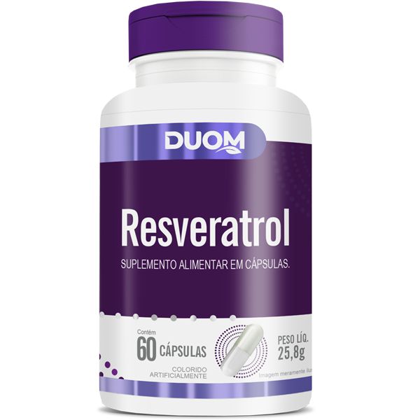 TRANS RESVERATROL 60 CAPSULAS 430MG DUOM