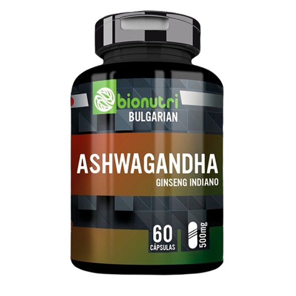 ASHWAGANDHA GINSENG INDIANO 60 CAPSULAS 500MG 100 NATURAL
