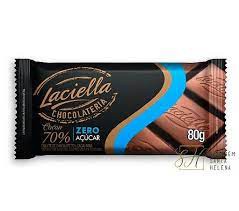 CHOCOLATE 70 CACAU ZERO ACUCAR 80G LACIELLA
