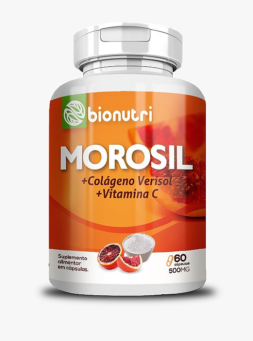 MOROSIL COLAGENO E VITAMINA C 60 CAPSULAS 500MG 100 NATURAL