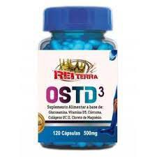 OSTD CURCUMA COLAGENO MAGNESIO GLICOSAMINA 120 CAPSULAS 500MG REI TERRA