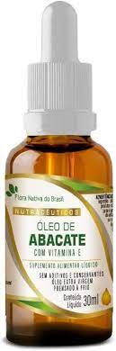 OLEO DE ABACATE EXTRA VIRGEM PRENSADO A FRIO 30ML FLORA NATIVA