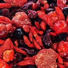 MIX DE FRUTAS VERMELHAS DESIDRATADAS 100G