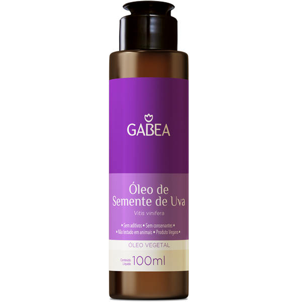 OLEO VEGETAL DE SEMENTE DE UVA 100ML GABEA