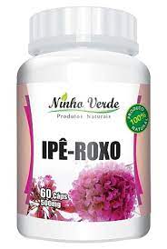 IPE ROXO 60 CAPSULAS 500MG NINHO VERDE HANDROANTHUS IMPETIGINOSUS