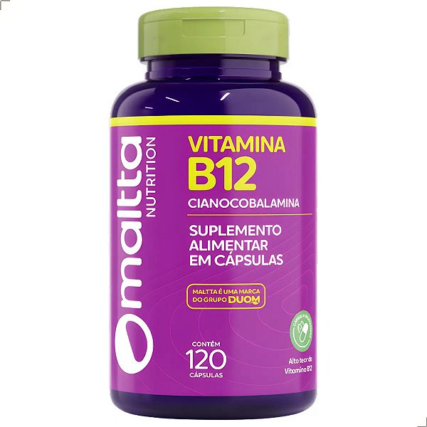 VITAMINA B12 CIANOCOBALAMINA 120 CAPSULAS 450MG DUOM