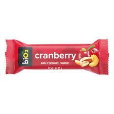 BARRA DE CASTANHAS E CRANBERRY 25G BIO2