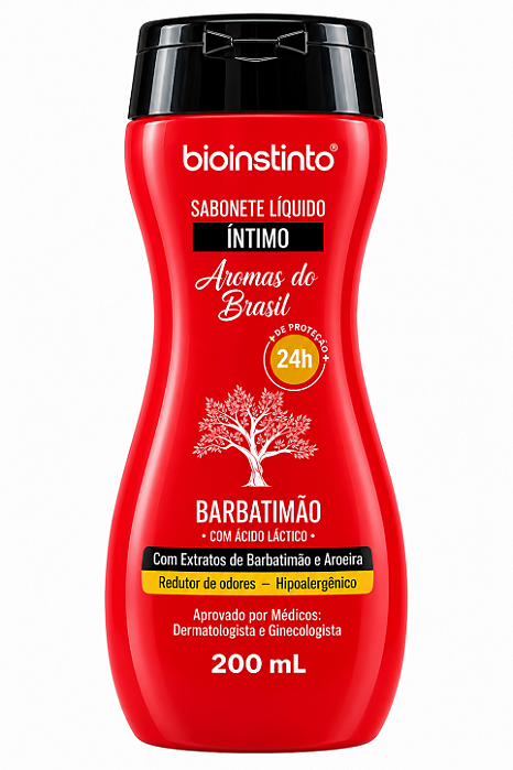 SABONETE LIQUIDO INTIMO BARBATIMAO COM AROEIRA 200ML BIO INSTINTO
