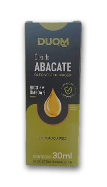 OLEO DE ABACATE VIRGEM PRENSADO A FRIO 30ML DUOM
