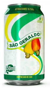 REFRIGERANTE DE CAJU CAJUINA 350 ML LATA SAO GERALDO