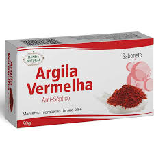 SABONETE ARGILA VERMELHA 90G LIANDA NATURAL