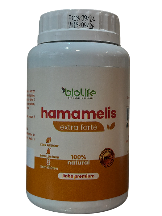 HAMAMELIS EXTRA FORTE LINHA PREMIUM 60 CAPSULAS BIO LIFE