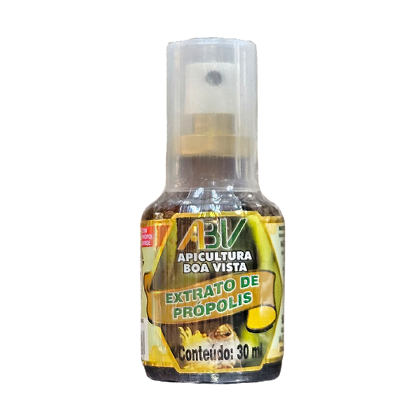 SPRAY EXTRATO DE PROPOLIS VERDE 11 COM ALCOOL 30ML APICULTURA BOA VISTA