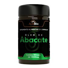OLEO DE ABACATE 60 CAPSULAS 1340MG ACTIBIO VALIDADE 30 07 26