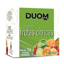 CHA DE FRUTAS CITRICAS 10 SACHES DUOM