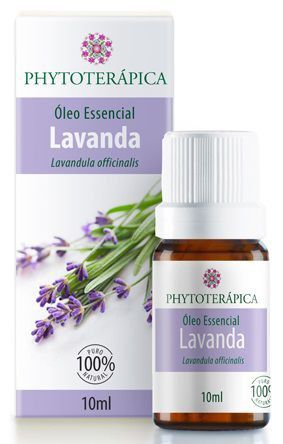 OLEO ESSENCIAL LAVANDA FRANCESA 10ML PHYTOTERAPICA LAVANDULA OFFICINALIS