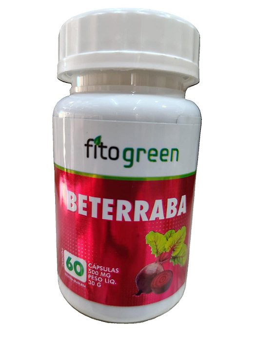 BETERRABA 60 CAPSULAS 500MG FITOGREEN
